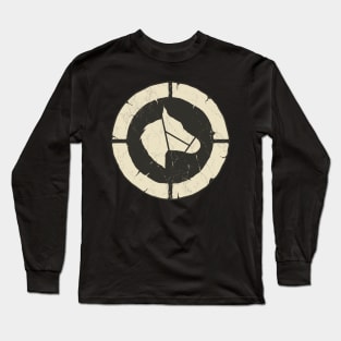 Horse Icon Long Sleeve T-Shirt